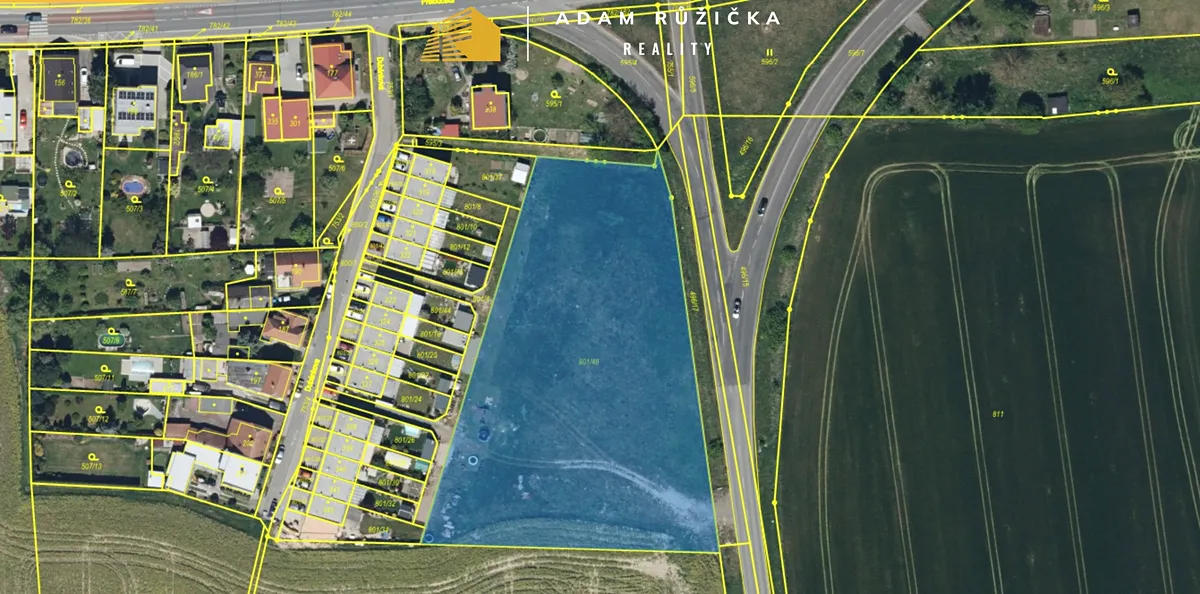 Prodej komerčního pozemku 6513 m²